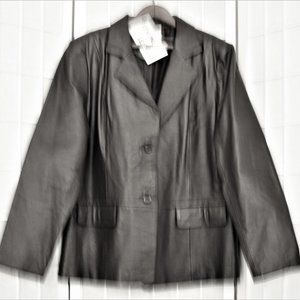 Dark Chocolate Leather Jacket